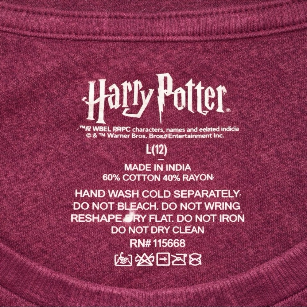 Harry Potter “Hogwarts Is My Home” Lace-Up Graphic Tee - Picture 15 of 15